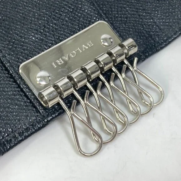 BVLGARI Bulgari Bulgari ring clip logo clip 6-Ring Key Key Case - Picture 16 of 16